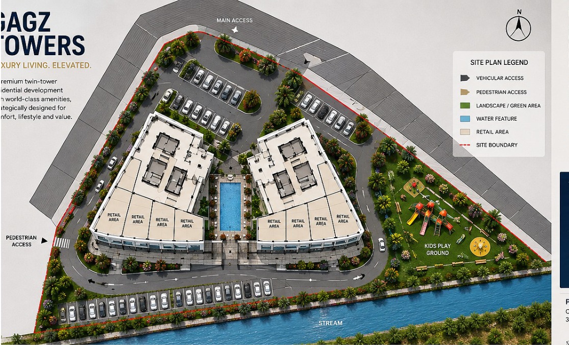 GAGZ Towers masterplan