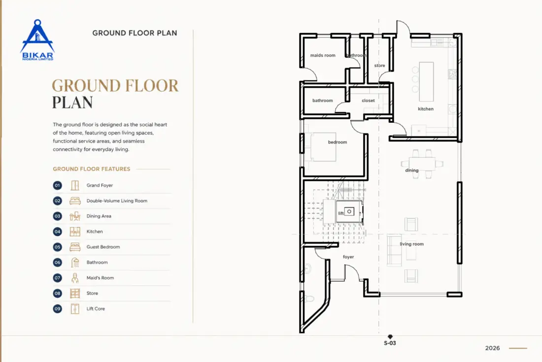 Ground floor plan