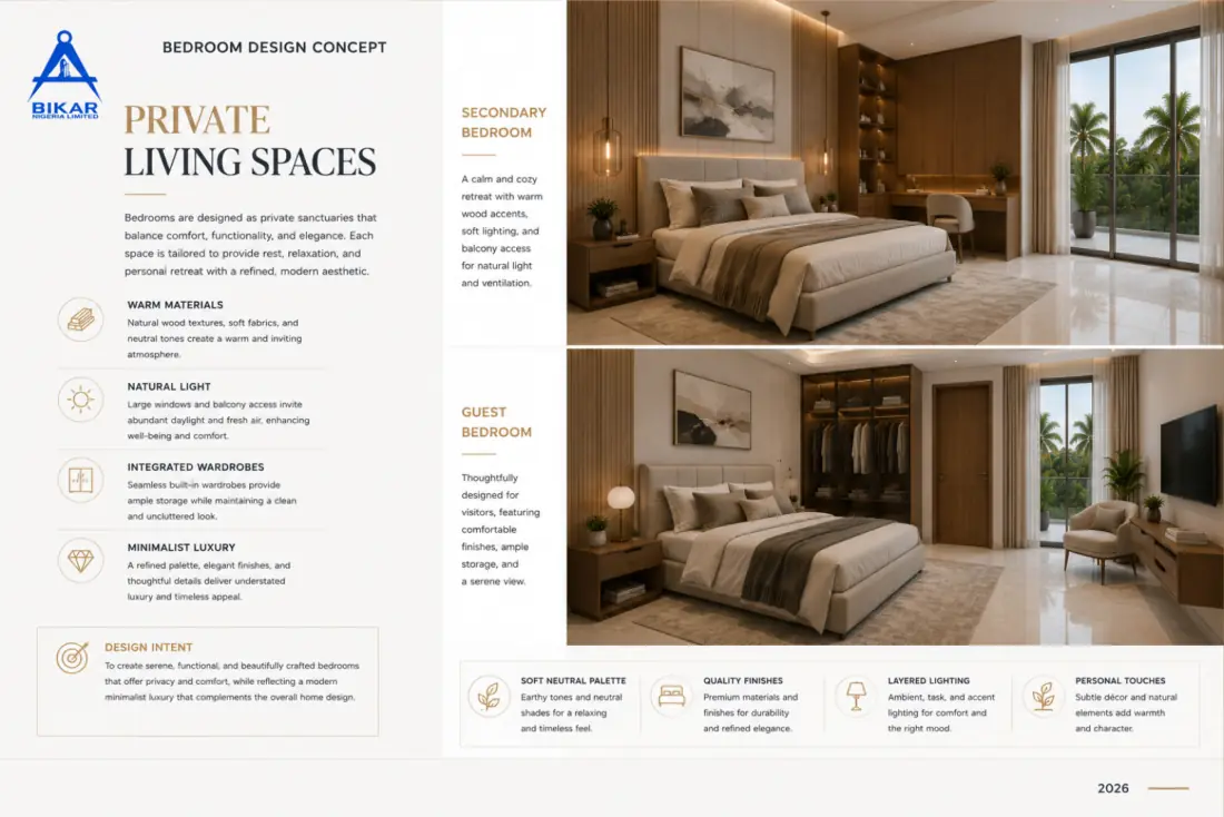 Bedroom design concept