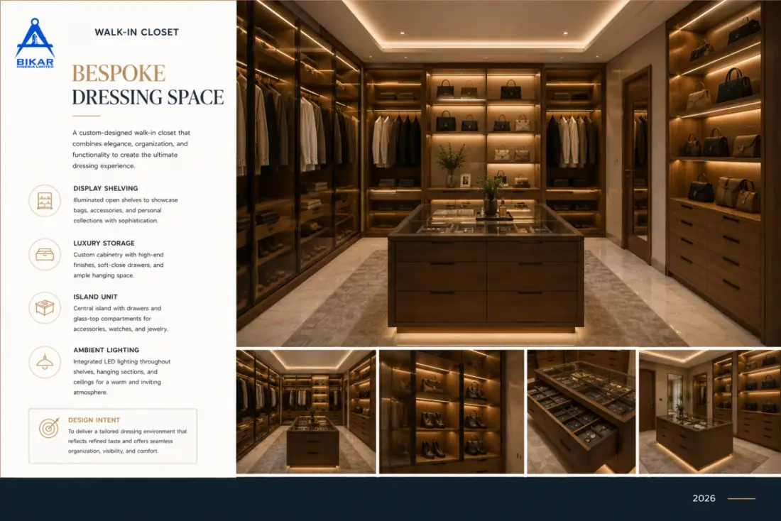 Bespoke walk-in closet