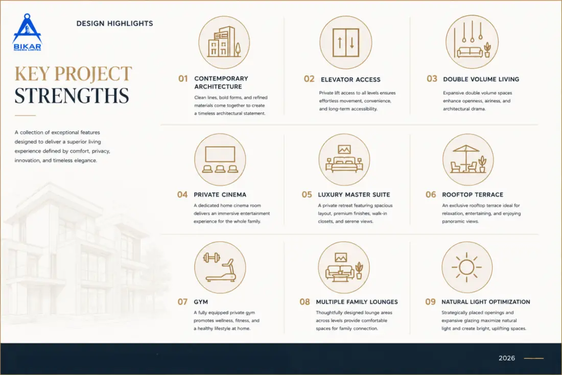 Key project strengths presentation